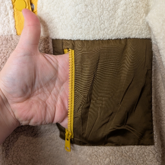 Tilley Colour-Block Sherpa Popover Fleece Size S/P Like New - Picture 7 of 10